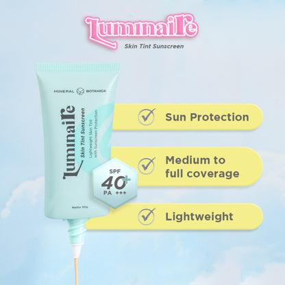 MINERAL BOTANICA Skin Tint 30GR Luminaire Tinted Sunscreen SPF 40 PA+++