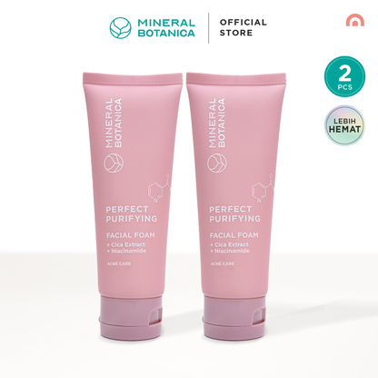 Mineral Botanica Perfect Purifying Facial Foam x 2pcs (Twin Pack) (untuk kulit berjerawat)