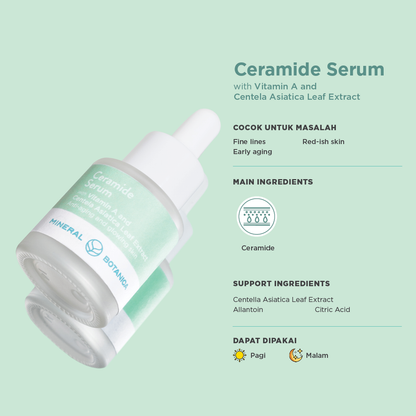 Ceramide Serum with Vitamin A and Centella Asiatica Leaf Extract