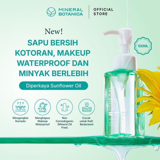 Mineral Botanica Cleansing Oil 100 ml | Deep Cleanse | Non-Comedogenic