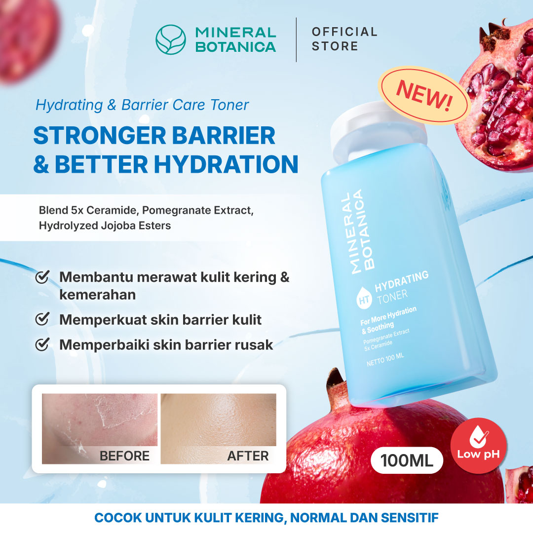 Mineral Botanica Hydrating Toner 5x Ceramide & Pomegranate Extract