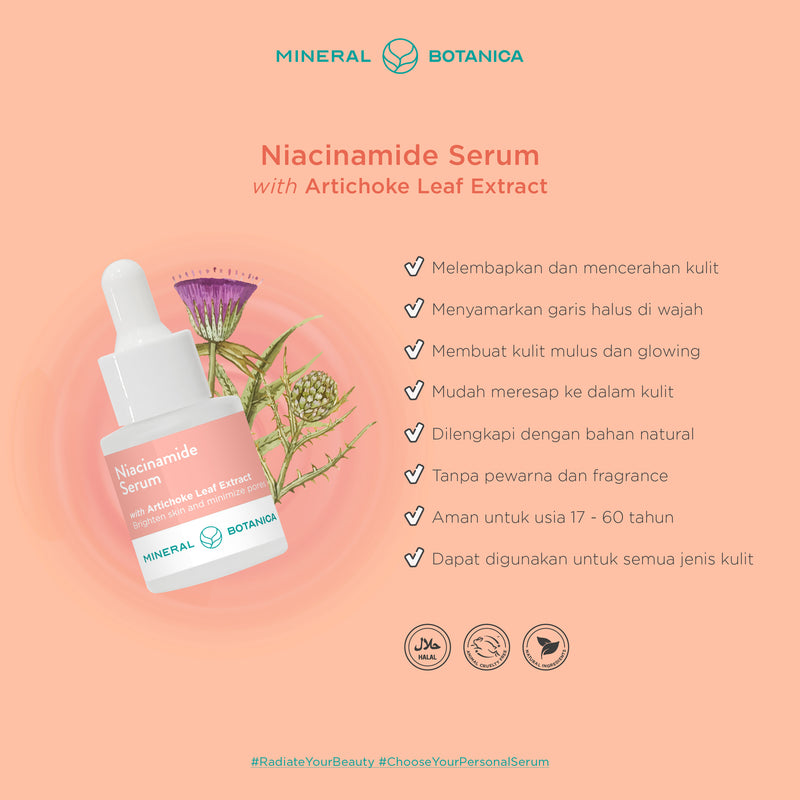 Niacinamide Serum with Artichoke Leaf Extract